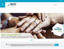 Tablet Screenshot of nestlehealthscience.nl